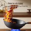 COOKER KING 34cm Titanium-Iron Flat-Bottom Non-Stick Wok