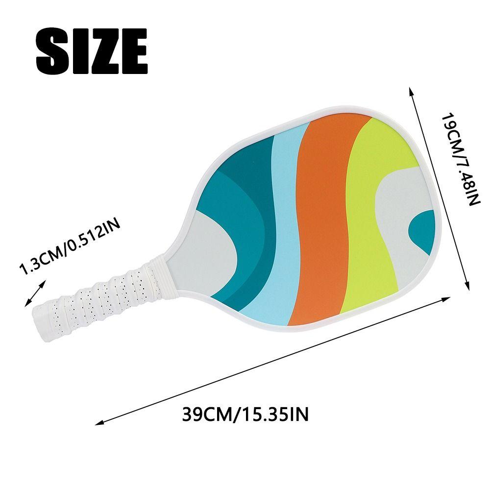 Нескользящие ракетки для пиклбола с ребристой ручкой, тренировочное оборудование для пиклбола, ракетка для пиклбола для детей