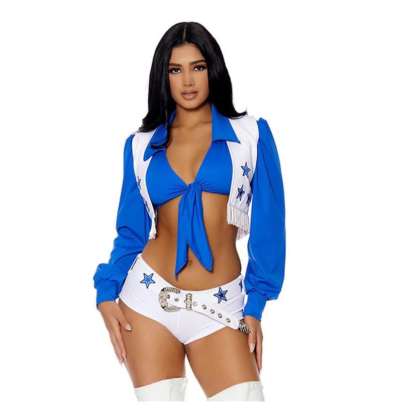 Стильный костюм чирлидерши для женщин, идеально подходящий для Хэллоуина и сценических выступлений