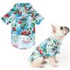 Dog Summer Clothes Hawaiian Breathable Cool Dog Shirt for Small Dogs Boy Seaside Beach Shirts Vacation Pet Apparel Cat T-Shirts