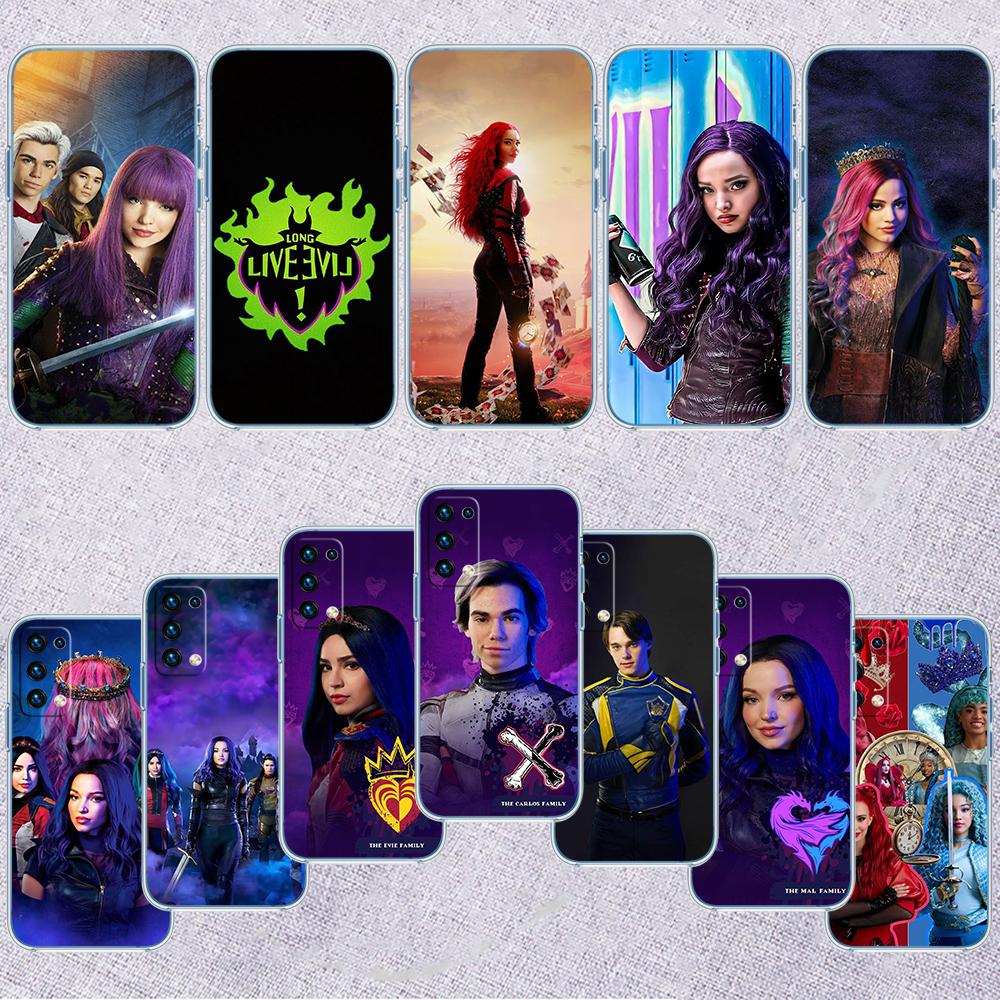 Descendants Transparent Phone Case for Samsung Galaxy A04 A04S A14 A23 A34 A54 M23 M33 M52 M53