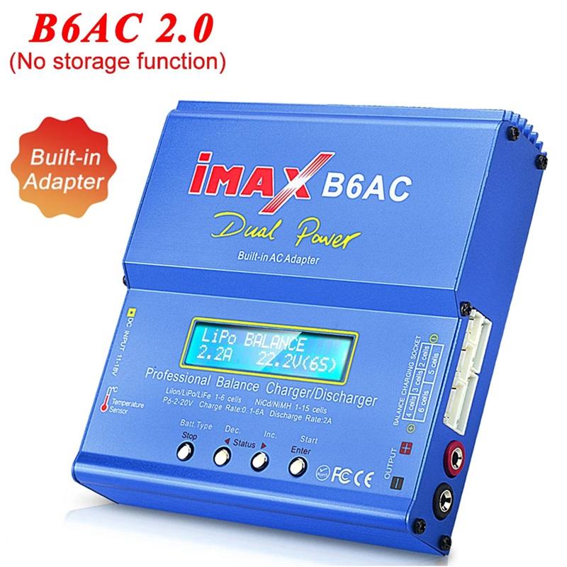 IMAX B6AC 80W 6A Зарядное устройство-балансир Lipo Для LiHV Nimh Nicd Lipo Life Li-Ion Pb Батарей LCD-экран 2S 3S 4S 5S 6S Зарядное устройство Разрядка