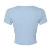 Bella + Canvas Womens/Ladies Micro-Rib Crop Top