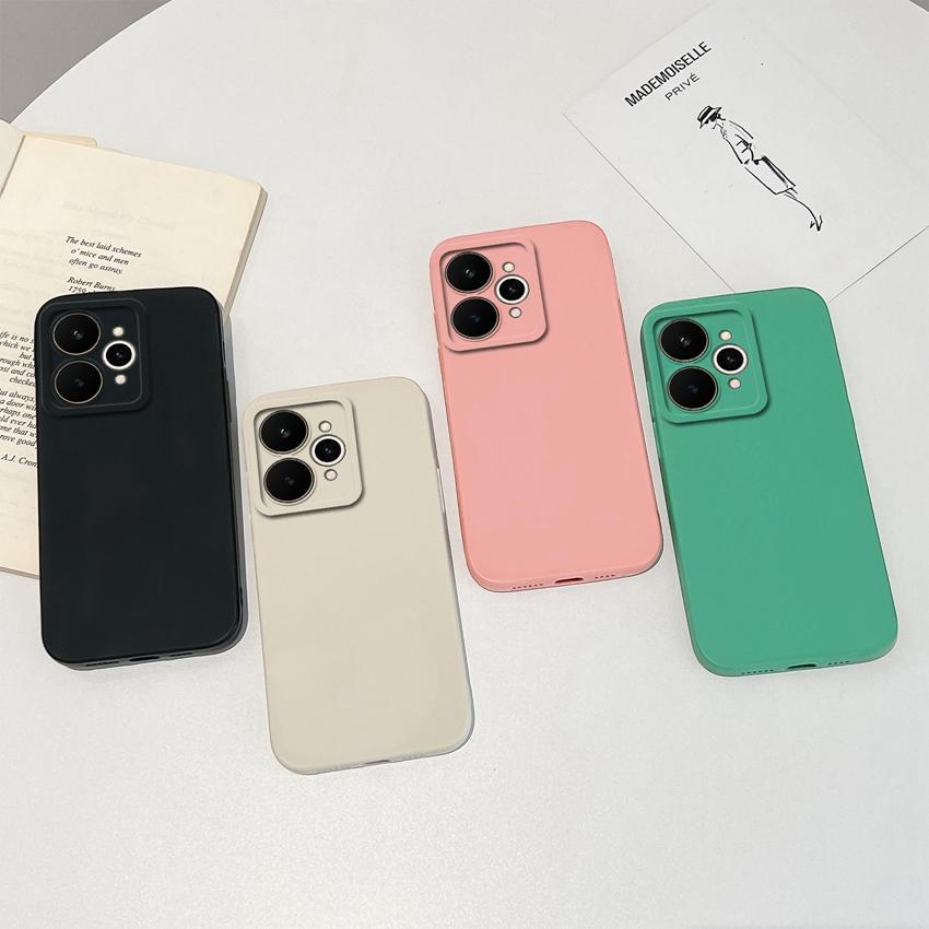 Для Realme 15 15T 15X C85 C73 C71 Note 70 70T Роскошный однотонный чехол для телефона Матовый силиконовый Противоскользящий Прочный Защитные чехлы Для Realme Бампер