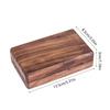 Double Side Pockets Fly Fishing Box Containers Wood Fishing Tackle Box Fishing Tackle Hook Organizers Storage Case
