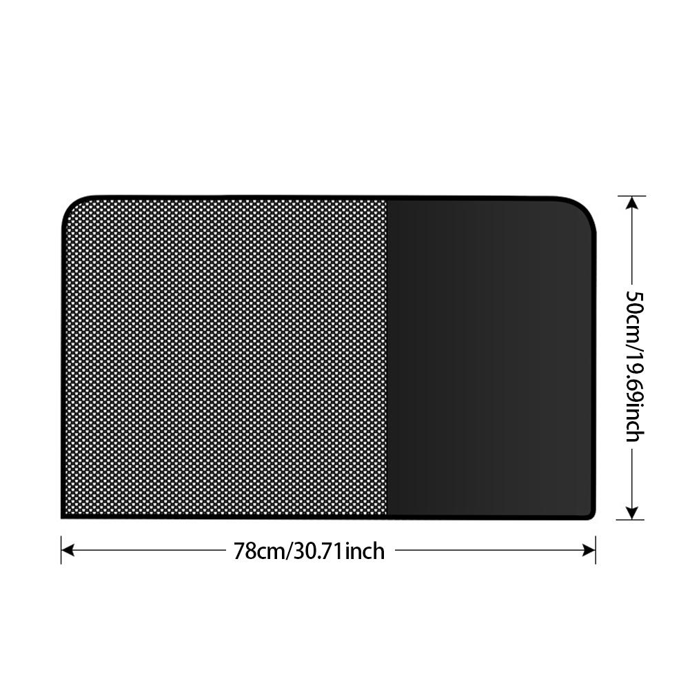 Dual Layer Magnetic Car Sunshades Sun UV Protection for Side Windows Heat Blocking Mesh Sunshade Curtain