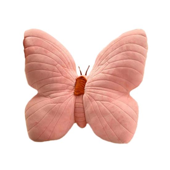 Плюшевая подушка в форме бабочки, мягкая подушка в виде животного для дивана, кровати, автомобиля, декоративная подушка для гостиной