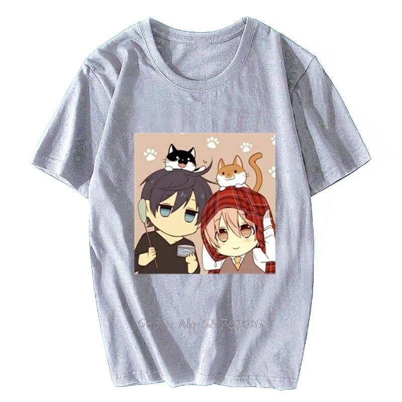 Яой Ten Count 10 Count Рику Куросэ Печатная Унисекс Футболка Мужская Хлопковая Футболка Аниме Футболки Топы Харадзюку Уличная Одежда