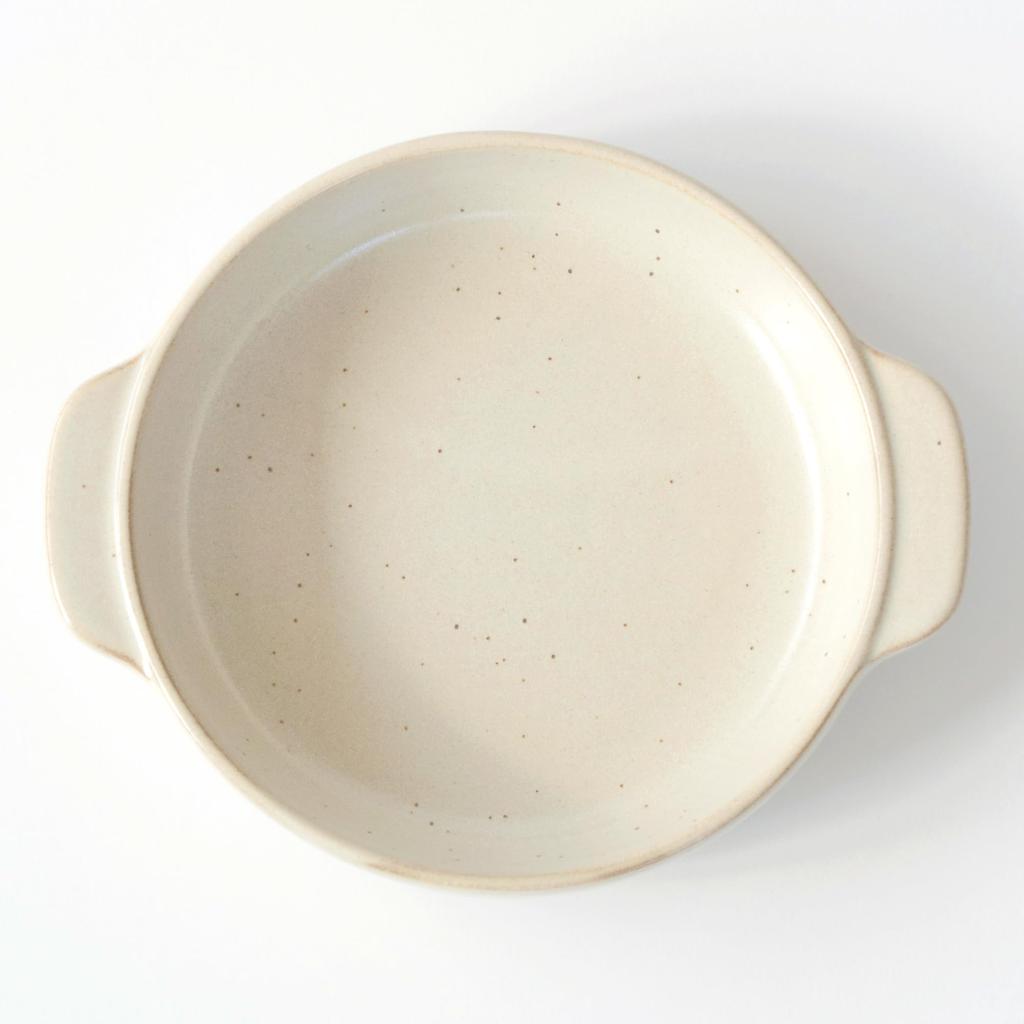 Santo Banko Ware Gratin Dish, Single Person Capacity 400ml, Heat Resistant Ceramic, Oven Safe, Direct Fireable, Microwave, Dishwasher Safe,