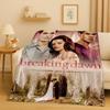 3D Twilight Saga Bella Edward Vampire Movie Flannel Blanket,Ultra Soft Warm Plush Throw for Home Bedroom Bed Sofa Cover Camping