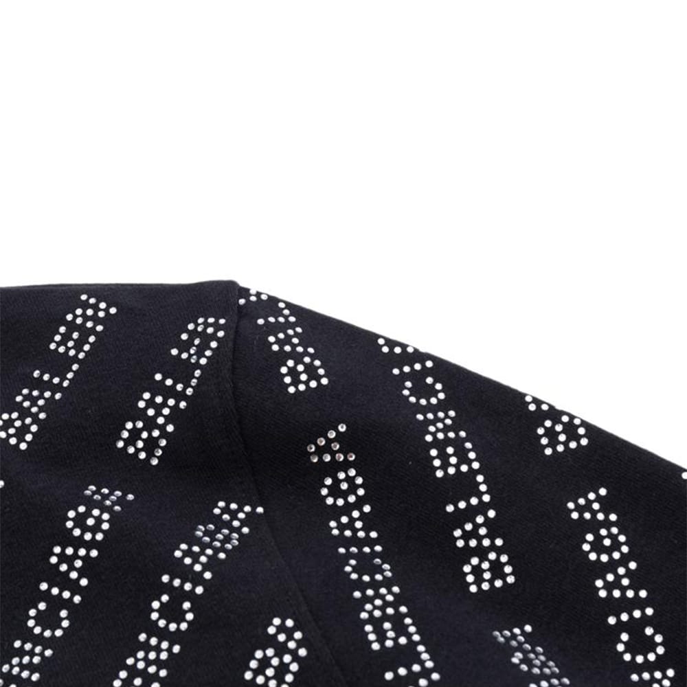 Balenciaga Футболка Свободный крой Мужская Черная 730402TNVQ91073