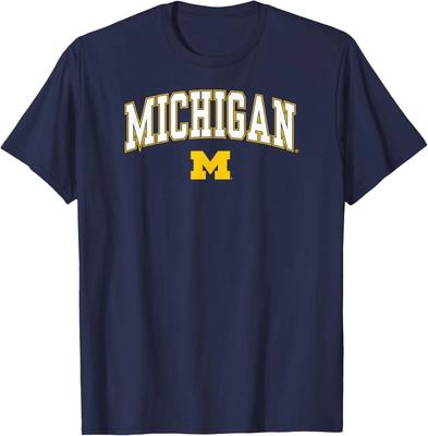 Футболка с официальной лицензией Michigan Wolverines Arch Over Navy