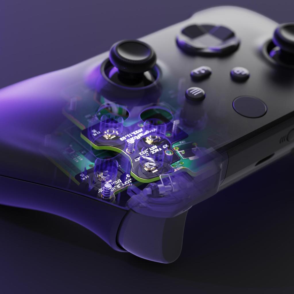 eXtremeRate ABXY Clicky Kit V2 for Xbox Custom ABXY Key Mouse Clicky Kit for Xbox Series Model Action Button Clicky Kit for Xbox One Model 1708 Core,