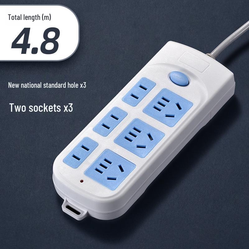 Умный многофункциональный высокомощный многогнездовой проводной переходник