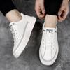 FashionHigh Quality Men's Comfortable Casual Shoes, Small White Shoes, Fashion New Outdoor Hollow Out Breathable Trend Board Shoes