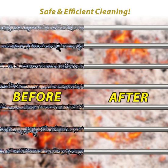 Electric Grill Cleaning Brush Cordless Grill Cleaner Rechargeable Heavy-duty Grill Brush Stainless Steel Grill Scrubber Tool