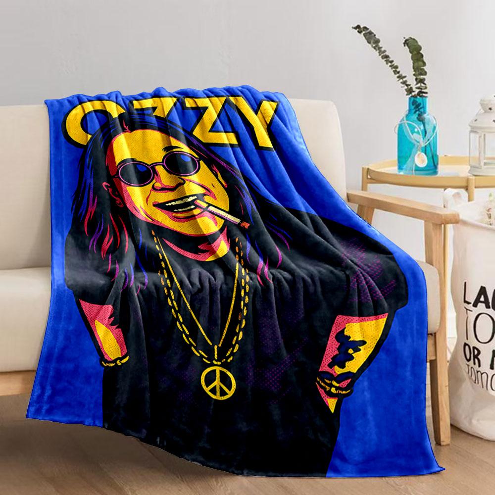 Retro Rock Legend Art Blanket for all seasons blanket lunch break throw gift