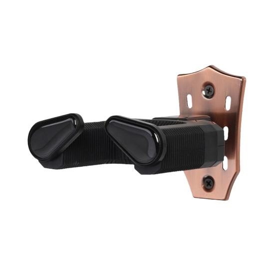 Настенное крепление для гитары с автоматической блокировкой, U-образный настенный держатель для гитары, металлический держатель для гитары, подставка-крючок для классической акустической электрогитары, бас-гитары, укулеле