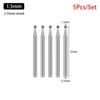 5Pcs 2.35mm Shank Electric Grinder Parts Carve Precision Burring Sanding Drill Bit