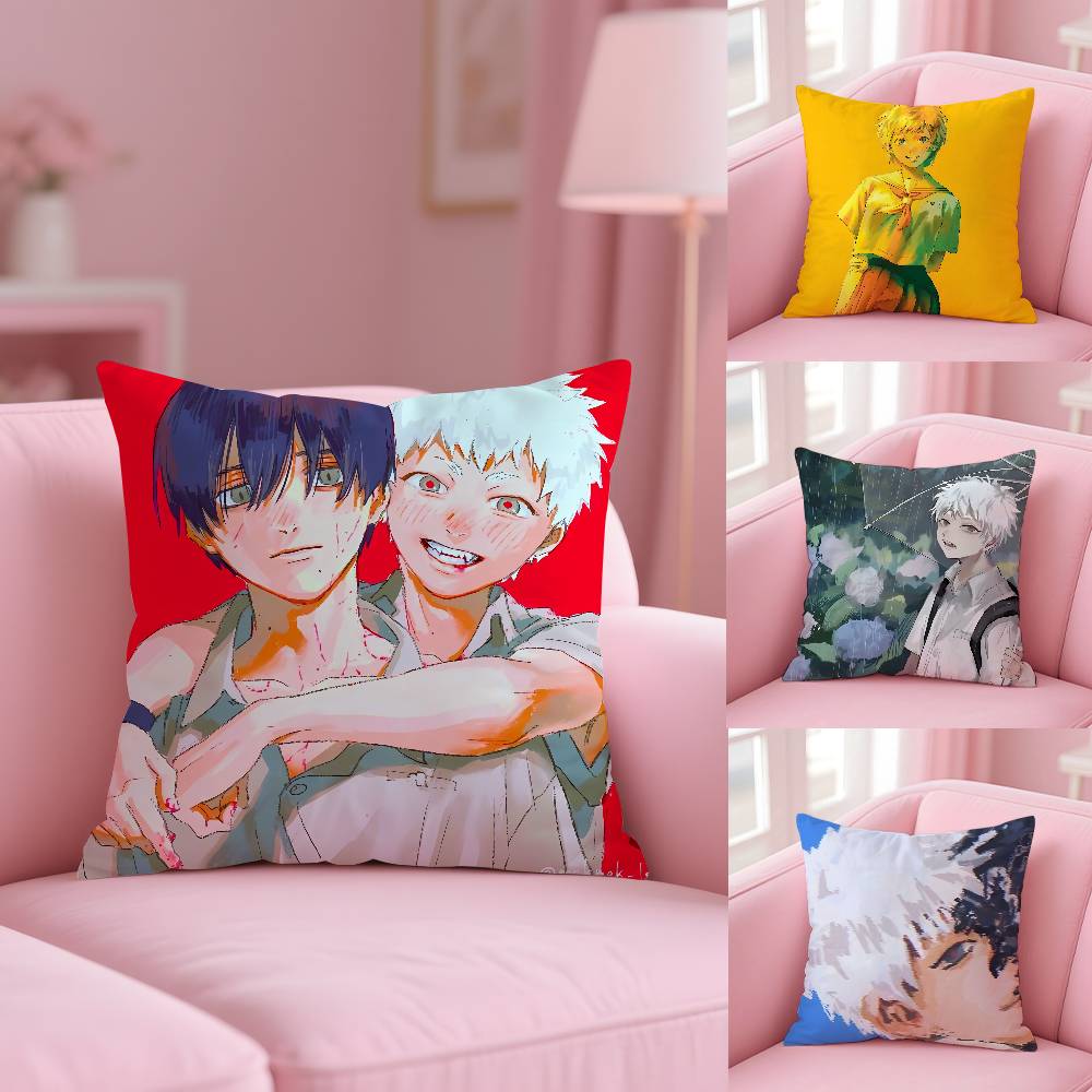 The Summer Hikaru Died Anime Pillow Case Safe Custom Photo Pillow, Anti-fade Brushed Fleece Cushion, Maternal & Infant Safe.