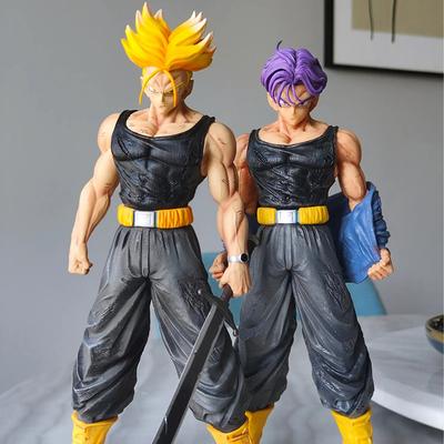 21-сантиметровая фигурка Транкса из аниме Dragon Ball в образе Супер Сайяна из будущего, ПВХ, коллекционная статуэтка GK, модель игрушки.