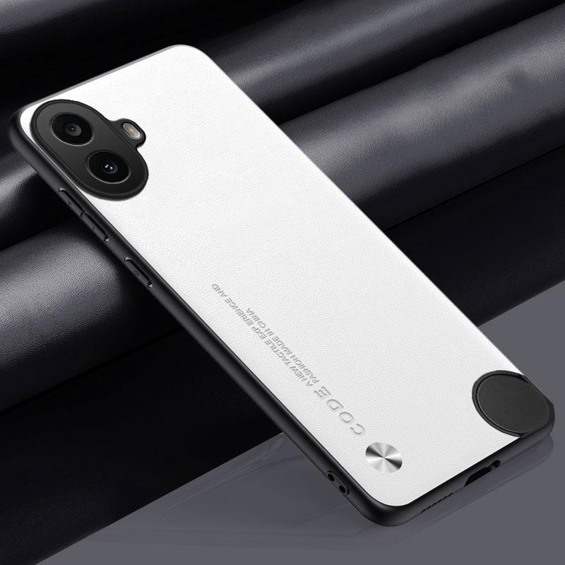 Роскошный чехол из искусственной кожи для Nothing CMF Phone 1 5G, задняя крышка, силиконовый противоударный защитный чехол для телефона Nothing CMF Phone1