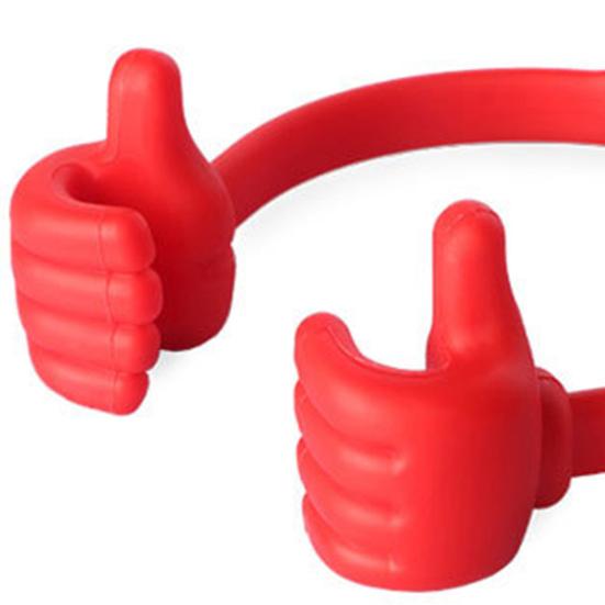 12Pcs Mobile Phone Holder Adjustable Thumbs-up Stand for Phone And Tablet Soft Plastic Desktop Holder for Vertical And Horizontal Viewing Flexible