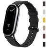 Кожаный+нейлоновый оригинальный ремешок для Xiaomi Mi Band 8, мягкий сменный ремешок для Miband 8 NFC