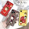 Японское искусство Y-Yoshitomo N-Nara Чехол для телефона Для iPhone 17,16,15,14,13,12,11 Plus,Pro Max,XS,Мягкий черный чехол