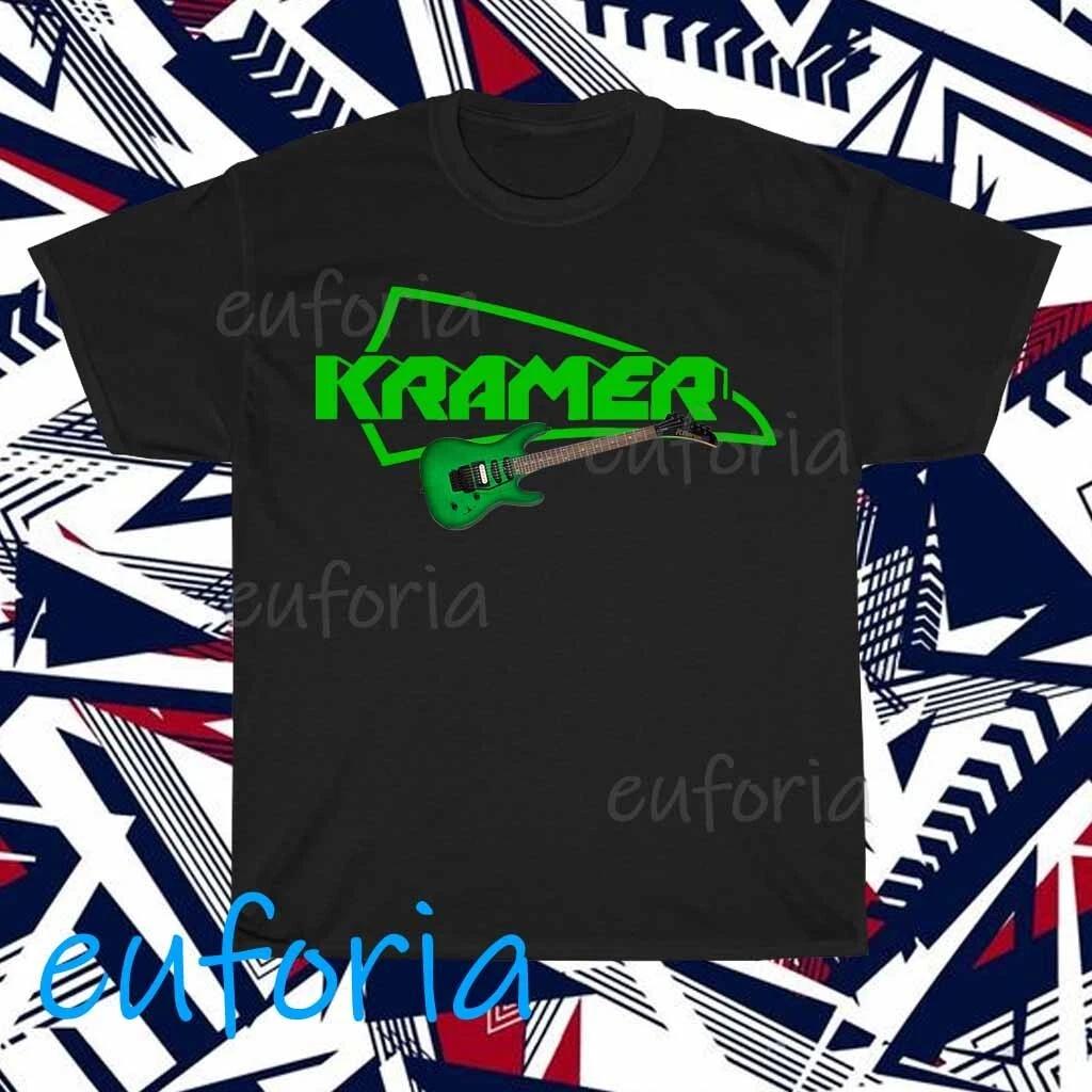 Новая футболка с логотипом Kramer Guitars, смешная, размеры от S до 5XL