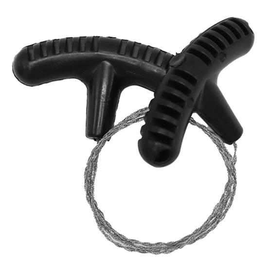 Тросовая пила из нержавеющей стали Ручная карманная веревочная пила с ручкой Эргономичная ручка Портативная пила для аварийного выживания Инструмент для резки труб из ПВХ