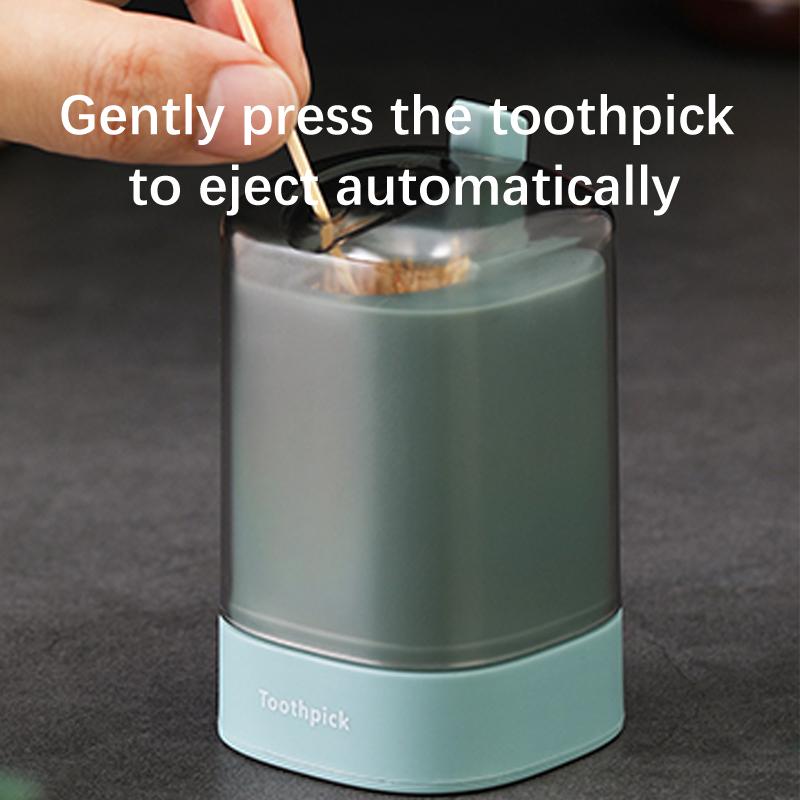 Автоматический выдвижной держатель для зубочисток, контейнер, портативный кухонный, ресторанный стол, ящик для хранения зубочисток, домашний диспенсер для зубочисток