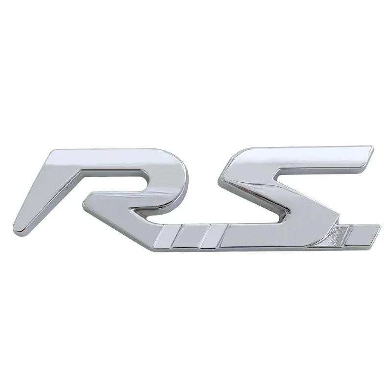 3D Metal GT RS Sport Logo Car Rear Trunk Emblem Badge Sticker for Renault Logan Clio Megane Kangoo 1 2 3 4 Captur Espace Twingo