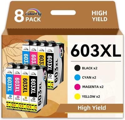 603XL Картридж с чернилами Multipack Совместимый для Epson 603 603 XL для Epson XP-2100 XP-2105 XP-2150 XP-3100 XP-3105 XP-4100