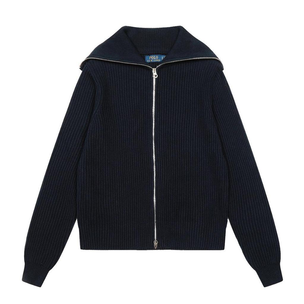 Нишевый R Кардиган унисекс на молнии с крупной резинкой и однотонным цветом