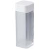 Magnetic Spice Bottle Tower, White, Approx. 3.7 X 3.8 X 10.5 Cm, One-Hand Opening, Sliding Closure, Adjustable Volume, 4813