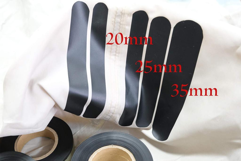 YNAK Tent Tarp Fly Sheet Repair and Strong Seam Instructions Included 25mm Wide x 20m Maintenance, Waterproofing, Tape, Iron-on, (Black, Long)