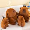Cartoon Capibara Anime Fluffty Toy Soft Capybara Plush Doll Capybara Plush Toy  Birthday Gift