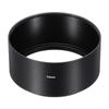 PATIKIL 72mm Lens Hood for Camera Long Focus Frosted Internal Hood with Cleaning Black Lens, Anti-Reflective Cloth,