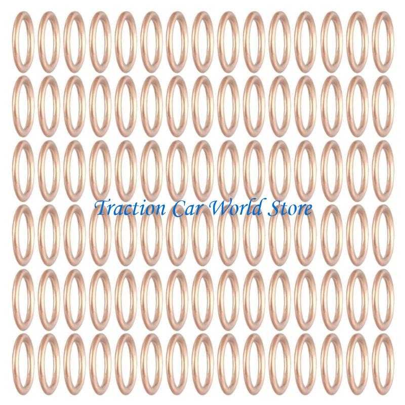 L9BC High Temperature Resistant Vehicle Maintenance Gasket for Engine Oil Pans Drain Bolt Pad Plug Washer, N0138157 Leakproof