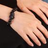Feng Shui Pixiu Women Attract Wealth Wristband Bracelets Obsidian Stone Beads Good Luck Bangle