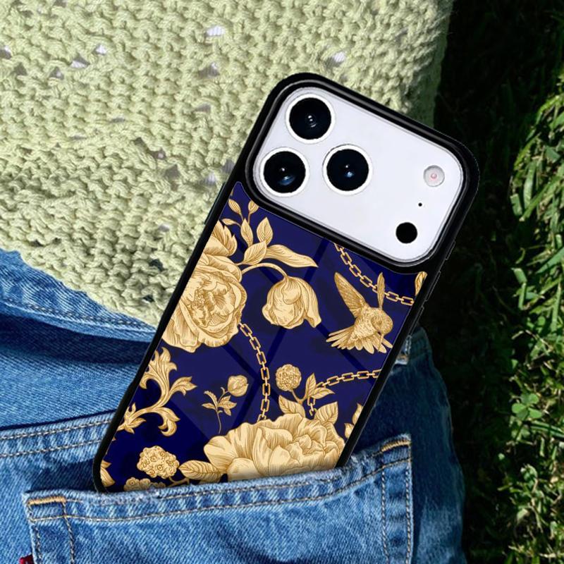 Batik Pattern Phone Case Cover for IPhone 11 12 13 14 15 16e 17 Pro Max Coque for IPhone 17 Air