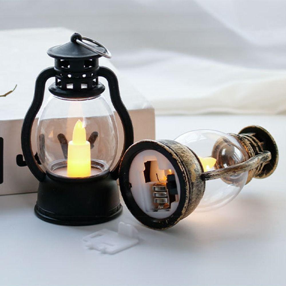 Portable LED Candle Light Retro LED Night Light Electronic Candle Lamp For Halloween Festival Etc