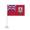 Drapeau - Bermudes - 20 X 30 Cm - Polyester Résistant - Ventouse Incluse - Recto/verso