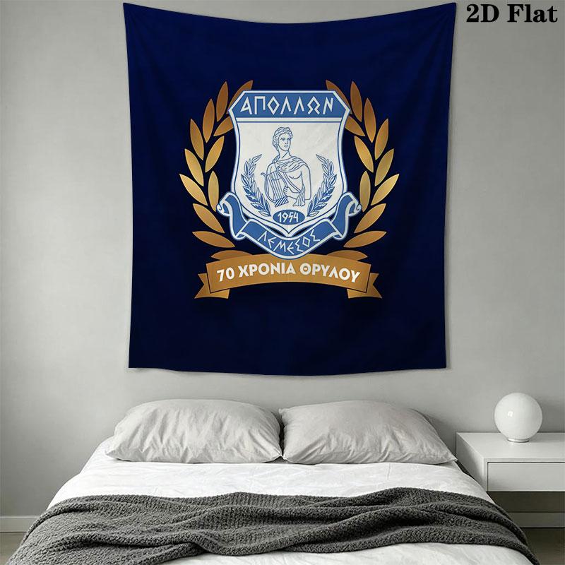 Apollon logo Wall Hanging Printed Fabric Blanket Decorative Tapestries for Bedroom Living Room Home Decor