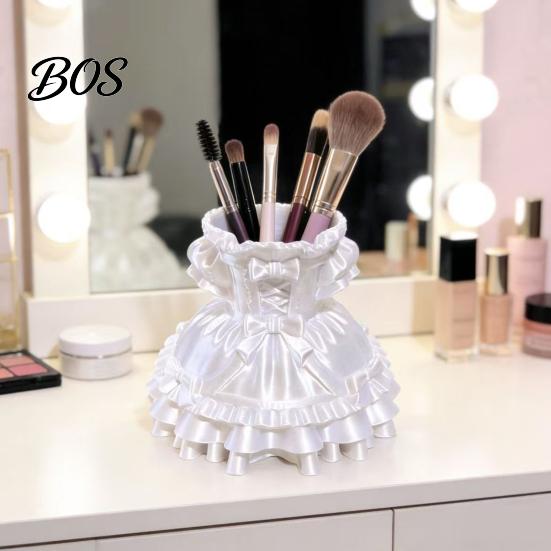 Gift for Teachers 3D Printed Dress Shape Pen Holder, Cute Desk Organizer Pencil Holder Classroom Makeup Brushes Stationery, Creative Home Office Decor
