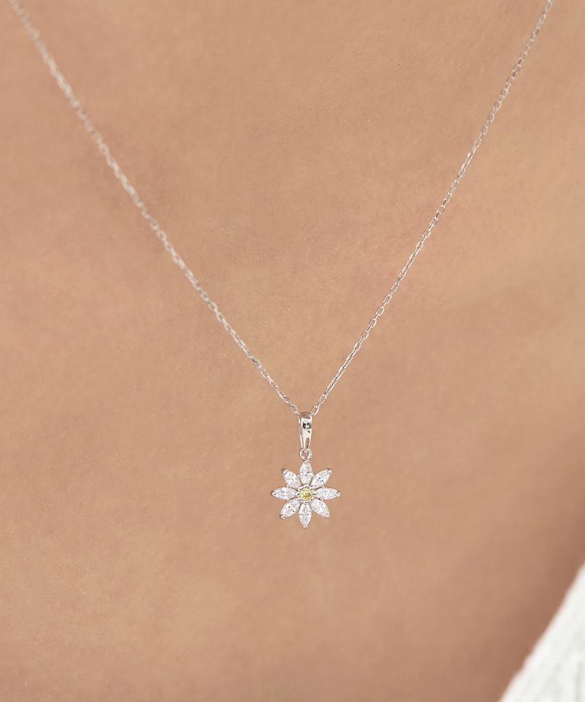 Mcel 14K Maylin Edelweiss Pendant
