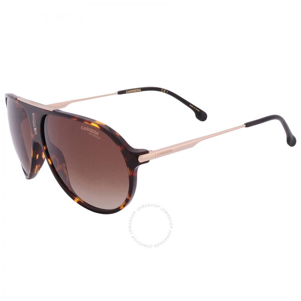 Солнцезащитные очки Carrera Brown Shaded Pilot Unisex Hot 65 0086 Ha 63