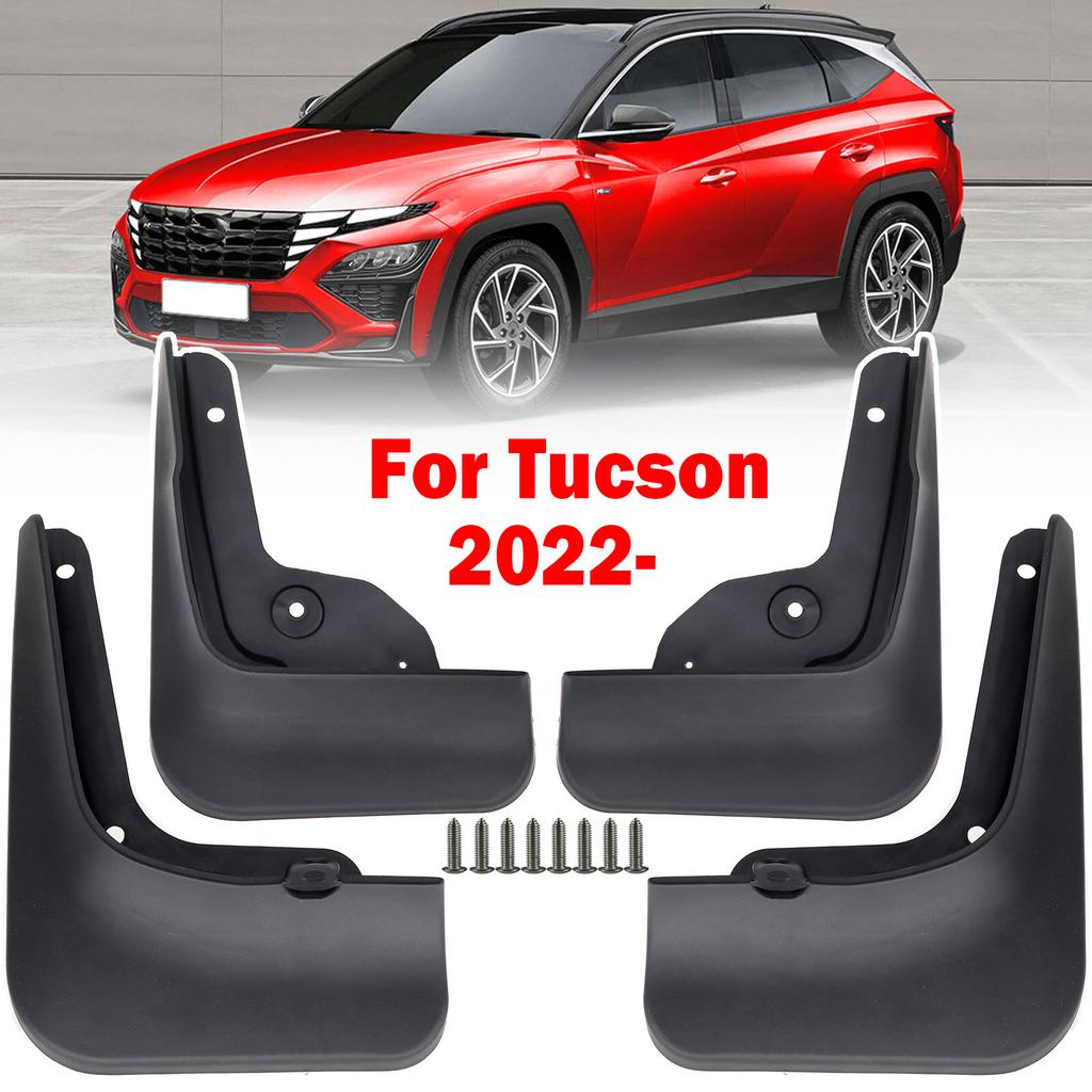 Комплект 4 шт. Для Hyundai Tucson NX4 2021 - 2025 Формованные Брызговики Защитные Кожухи Грязезащитные Щитки Передние Задние Крыло Стайлинг Автомобиля 2022 2023 2024
