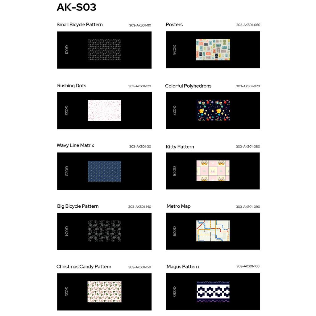 Godox AK-S Full Slide Set Transparencies for Godox AK-R21 Camera Flash Projector, Pack of 60pcs